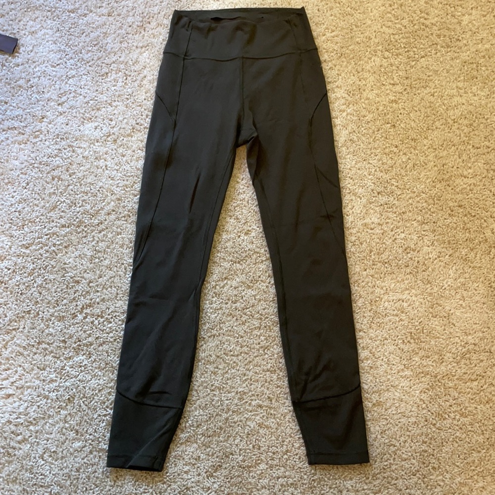 Lululemon dark green leggings